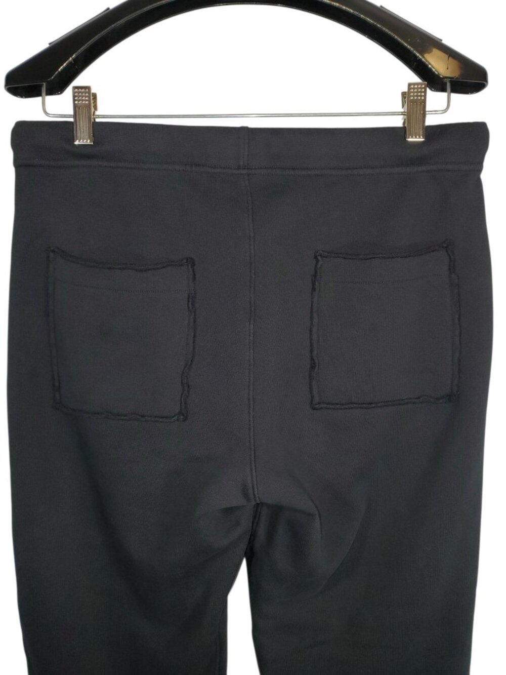 Frank & Eileen Sophie Italian Jogger Sweatpants Women's S Black Triple-Terry - Picture 7 of 8